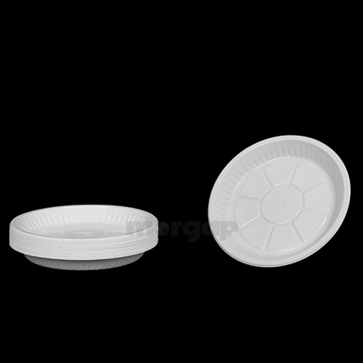 Picture of Plastic plates plain size 22 
