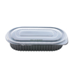 Picture of Black Microwave Food Countiner With Lid 10 Pcs