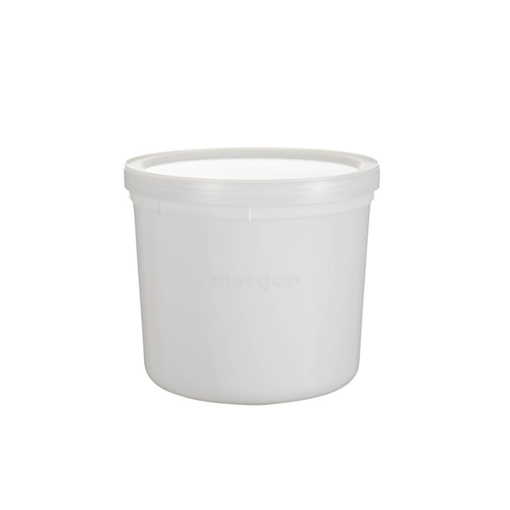 Picture of Round Microwave Container White  PP-D12