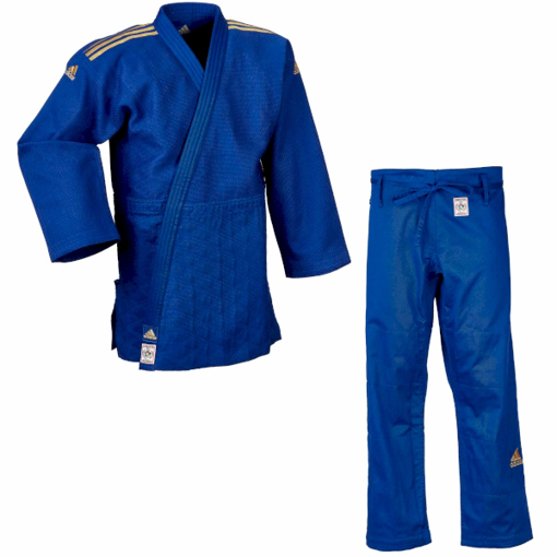 Picture of  Champion Judo Suit, blue color, new version, internationally certified