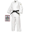 Picture of  internationally certified judo suit, white mizuno, made in Pakistan