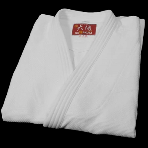 Picture of Internationally certified judo suit, white casakura color