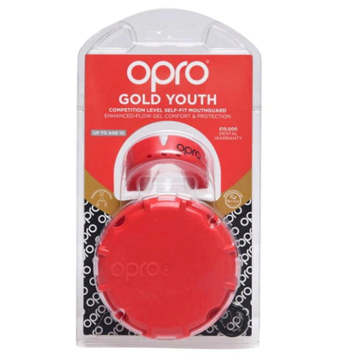 Picture of  Golden youth mouthguard, opro