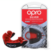 صورة  واقي الفم الفضي Opro Gen 4 - أسود / أحمر