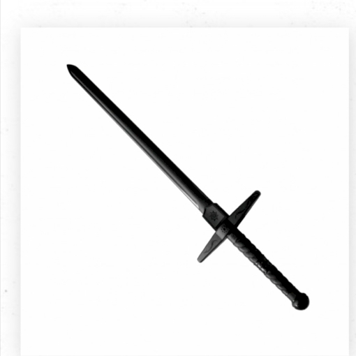 Picture of King Arthur's black plastic sword