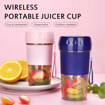 Picture of Mini Portable Juicer Cup Electric Fruit Mixer USB Juice Blender 300 ML