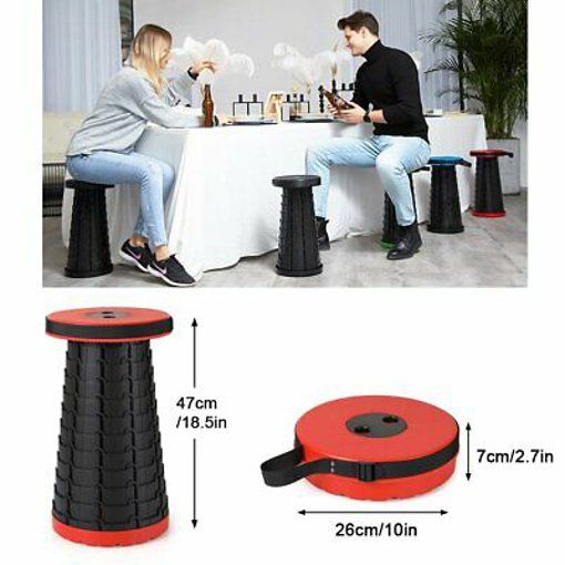 Picture of Portable Telescopic Retractable Stool Folding Chair