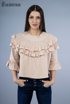 Picture of A blouse with sleeves, clush
