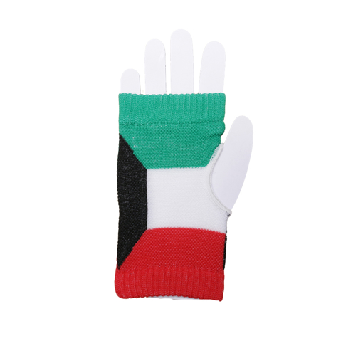 Picture of Kuwait flag design hand gloves single