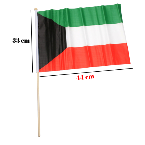 Picture of Kuwait flag polyester 44 x 33 cm