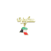 Picture of Kuwait Flag Map Shape  Brooches  