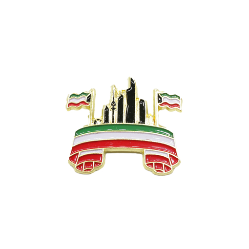 Picture of Kuwait Flag City Towers  Brooches  