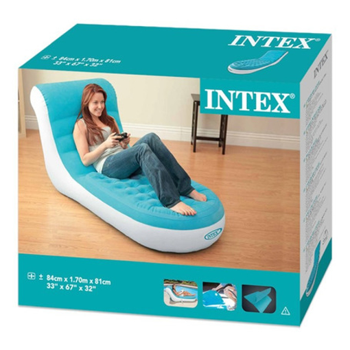 Picture of  Intex Splash Lounge Inflatable Chair For The Pool Or The Lawn 84 x 170 x 81 cm
