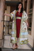 Picture of Two-piece embroidered bisht with a belt