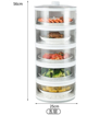 Picture of Food container with 5 floors