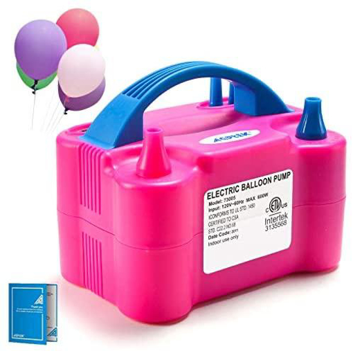Picture of balloon blowing machine