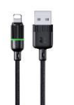Picture of R10 Lightning Metal Braided Auto Disconnect Charge & Sync Cable -كاب