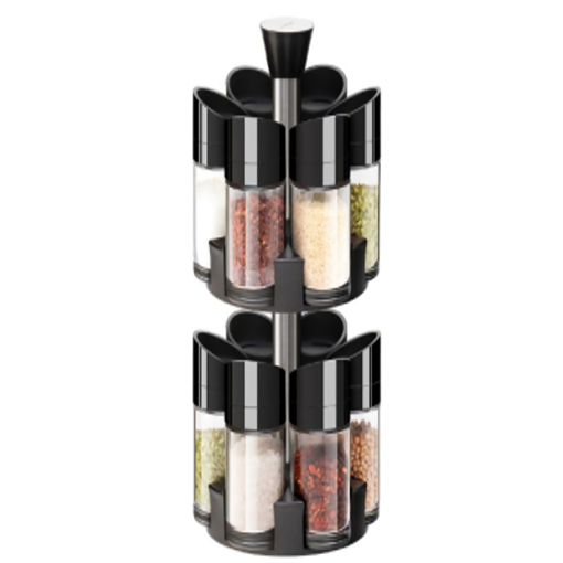 Picture of Glossy - Lazy suzan Spice rack, 12 jar