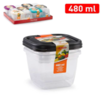 Picture of Set of 5 square food containers URBAN ASSORT ELEGANCE
