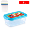 Picture of Rectangular food container BASIC 2 L 2pcs