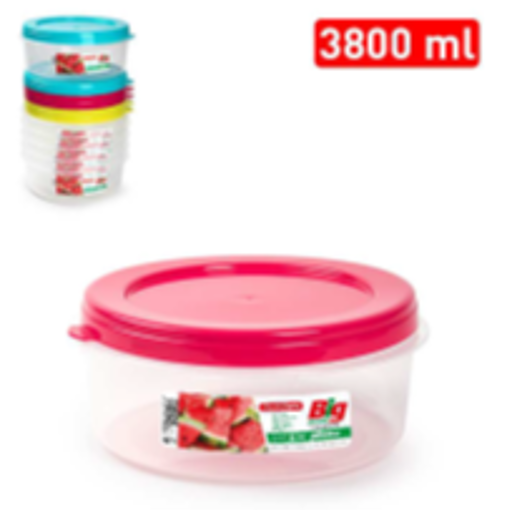 Picture of Round food container BIG3,8 L