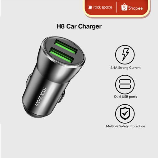 Picture of H8 Dual Car Charger（5V/2.4A)