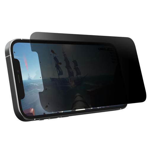 صورة OtterBox iPhone 12 / iPhone 12 Pro Gaming Horizontal Privacy Guard - Glass Screen Protector
