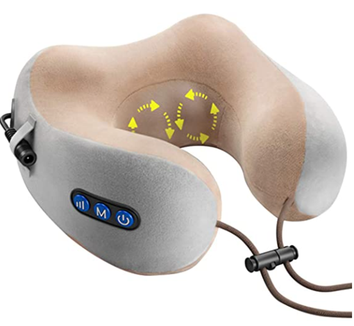 صورة Electric U-shaped Vibrating Pillow Massage.