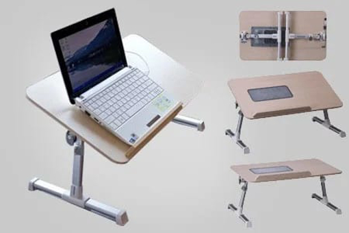 صورة Portable Laptop Desk Folding Table Stand