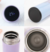 صورة Smart Thermos Vacuum Flasks Water Bottle Led Digital Temperature Display Stainless Steel