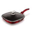 Picture of BH Grill pan w/ lid 28 cm Burgundy 