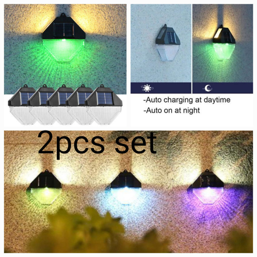 Picture of LED Solar Wall Light